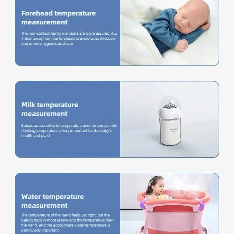 PHILIPS AVENT Non-Contact Infrared Forehead Thermometer – Fast | Hygienic & Accurate for Babies & Adults