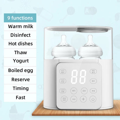 Multi-Function Baby Bottle Warmer – Fast Milk & Food Heater, Sterilizer, | Touch Screen with Accurate Temperature Control for Newborns & Infants
