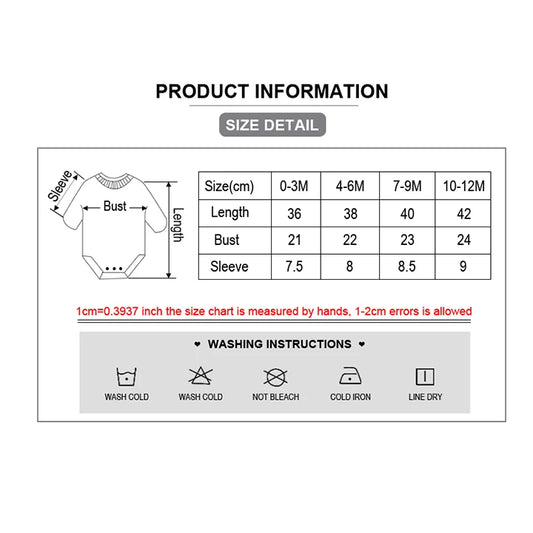 Cartoon Print Baby Bodysuits
5-Pack Unisex Newborn Clothes - Soft Cotton Outfits for Boys & Girls
