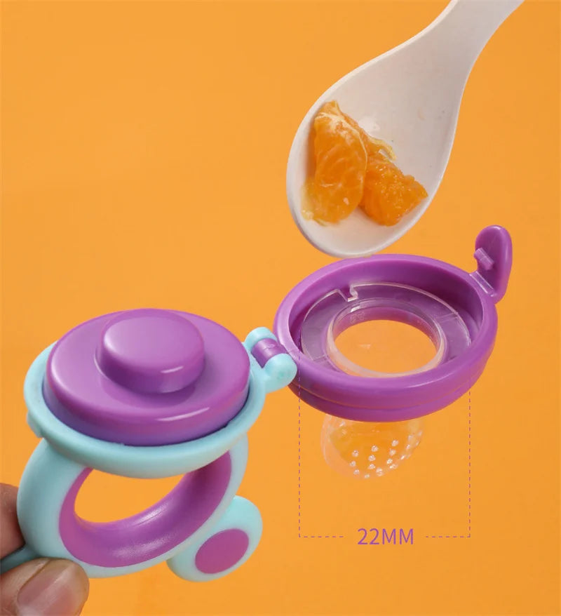 Baby Fruit Feeder Pacifier & Silicone Teether