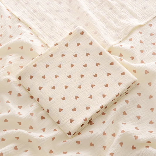 Newborn Muslin Swaddle Wrap – 100×100 cm Cotton Baby Blanket