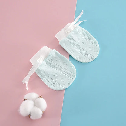 2PCS Baby Gloves for Newborns Cotton