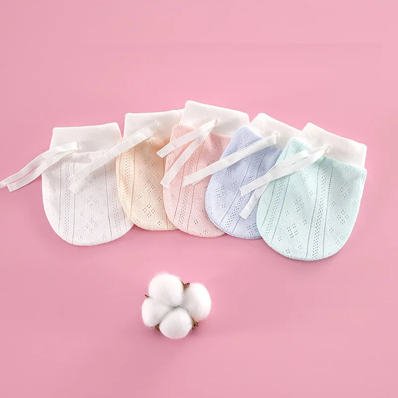 2PCS Baby Gloves for Newborns Cotton
