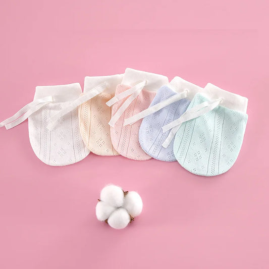 2PCS Baby Gloves for Newborns Cotton