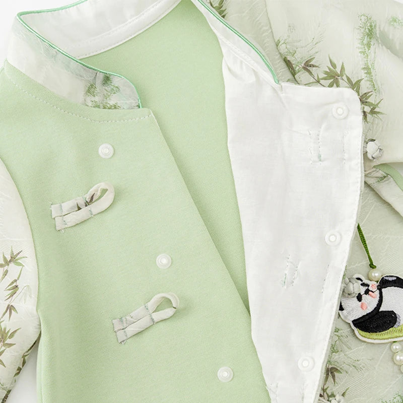 Baby Cotton Knit Romper Unisex Long Sleeve Outfit