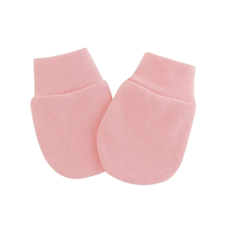 2PCS Baby Anti Scratching Soft Cotton Gloves Newborn