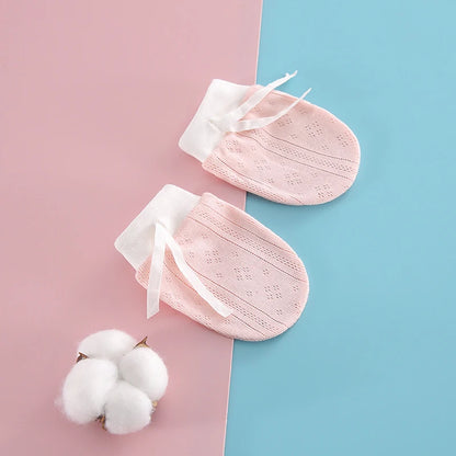 2PCS Baby Gloves for Newborns Cotton
