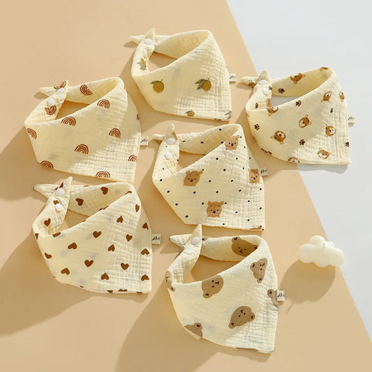 Baby Muslin Cotton Bibs