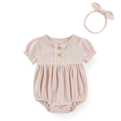 Infant Cotton Romper Set