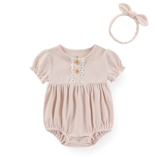 Infant Cotton Romper Set