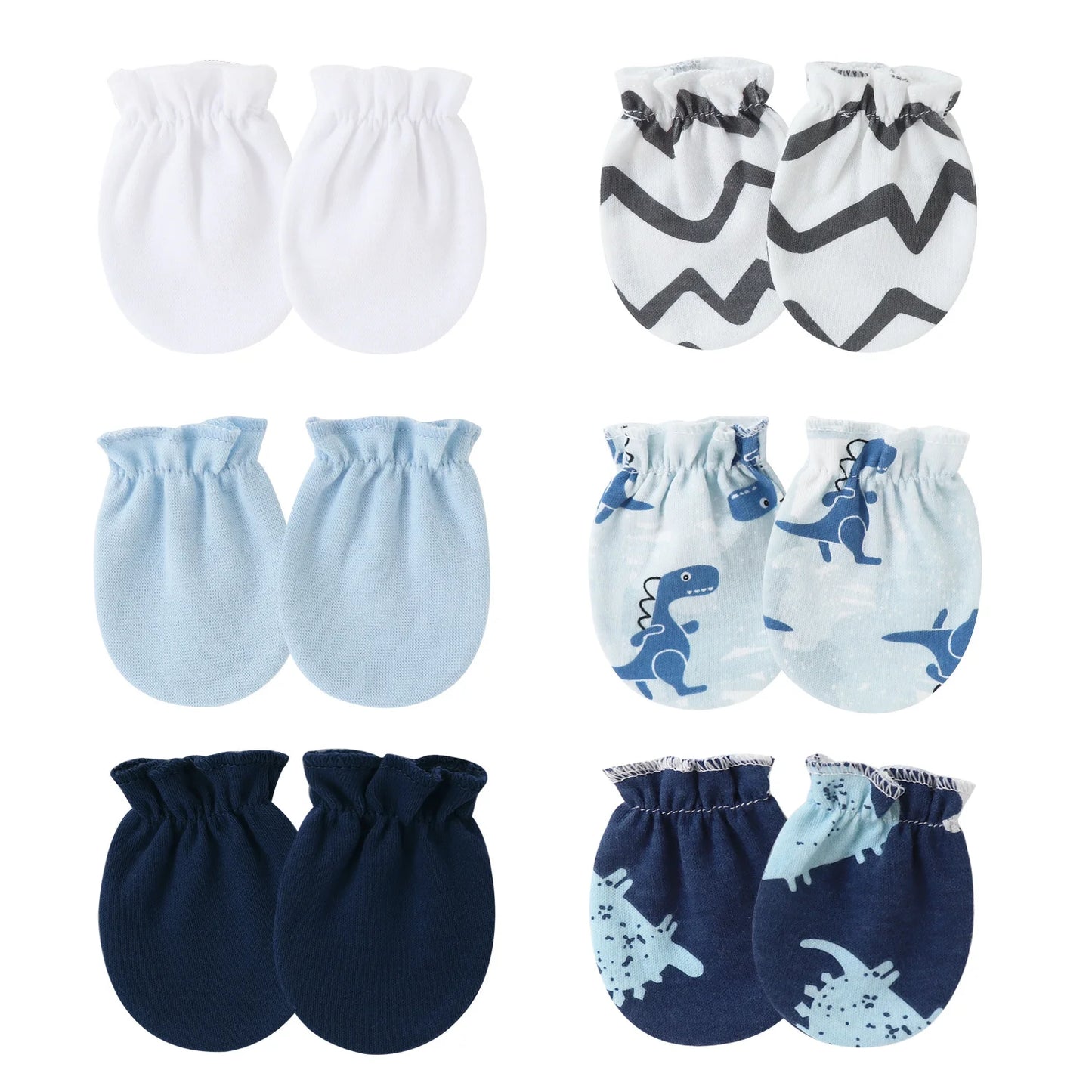 6 Pairs Newborn Anti-Scratching Gloves