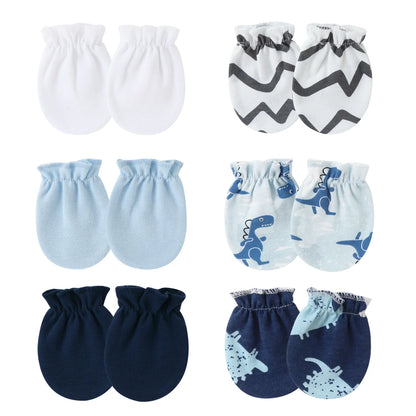 6 Pairs Newborn Anti-Scratching Gloves