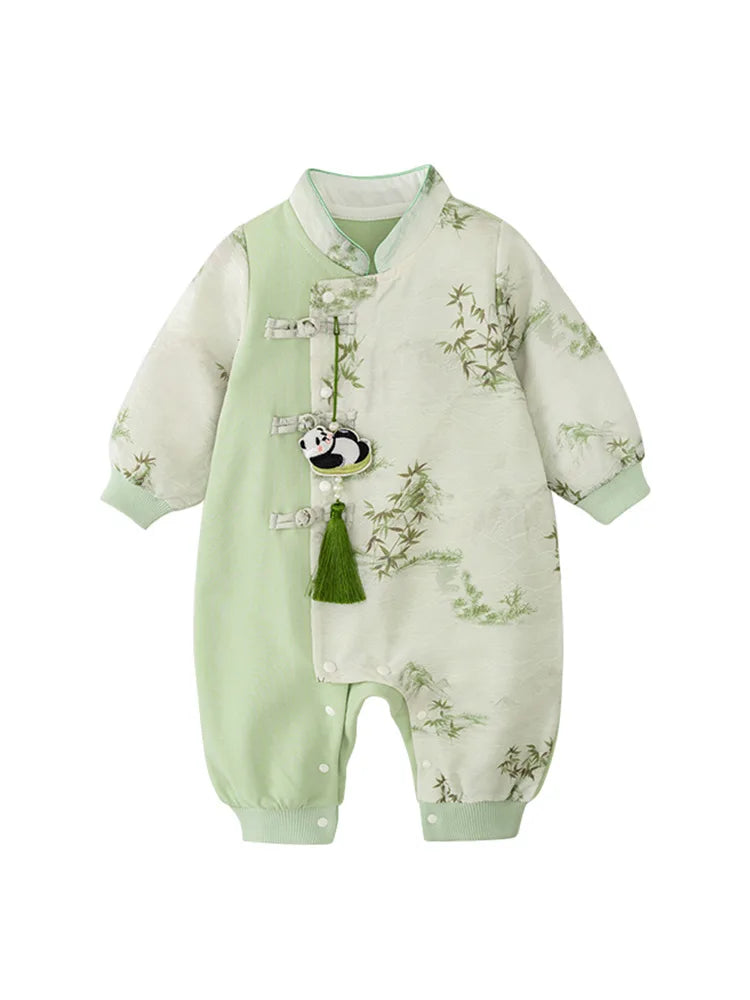 Baby Cotton Knit Romper Unisex Long Sleeve Outfit