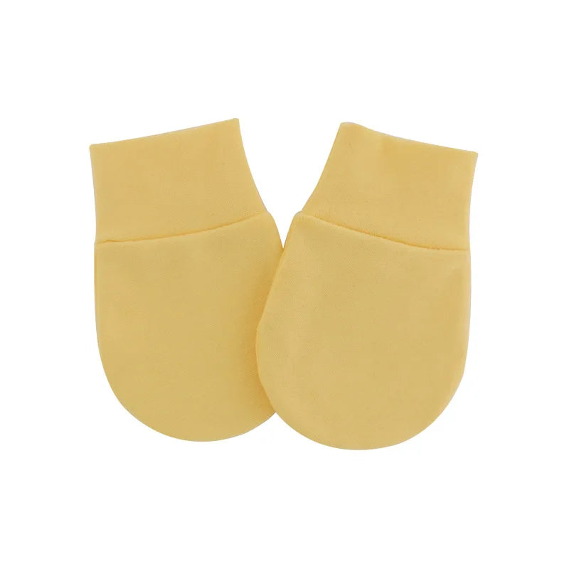2PCS Baby Anti Scratching Soft Cotton Gloves Newborn