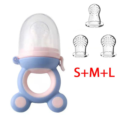 Baby Fruit Feeder Pacifier & Silicone Teether