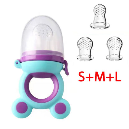 Baby Fruit Feeder Pacifier & Silicone Teether
