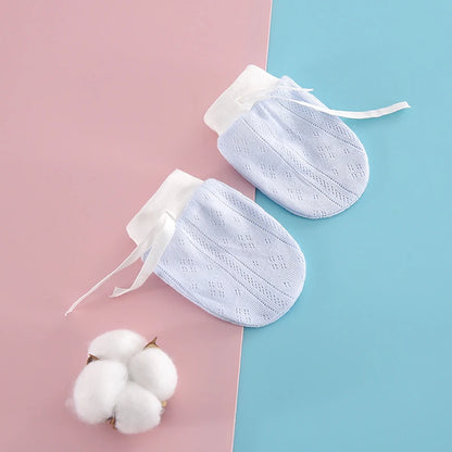 2PCS Baby Gloves for Newborns Cotton