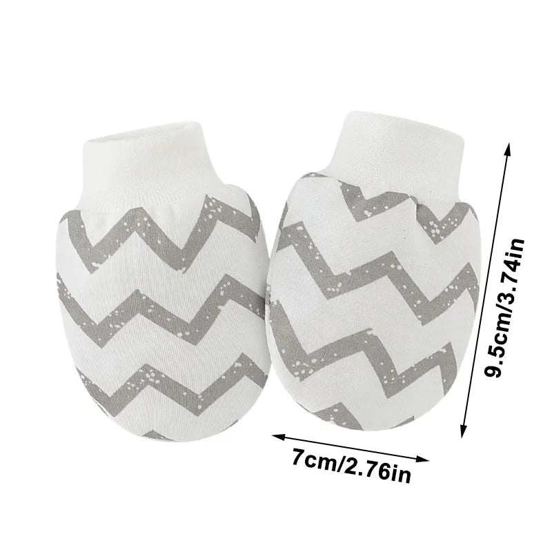 6 Pairs Newborn Baby Mittens