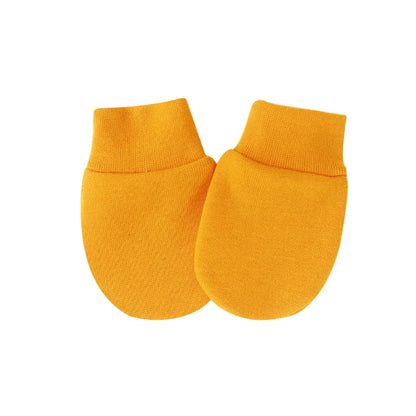 2PCS Baby Anti Scratching Soft Cotton Gloves Newborn