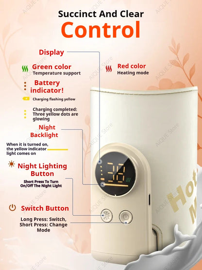 USB Multifunctional Baby Bottle Warmer Sleeve