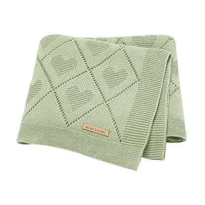 Baby Blankets Super Soft Newborn Cotton Knit Month Stroller Nursery Swaddle Wrap Quilts 90*70cm Infant Boy Girl Sleeping Covers