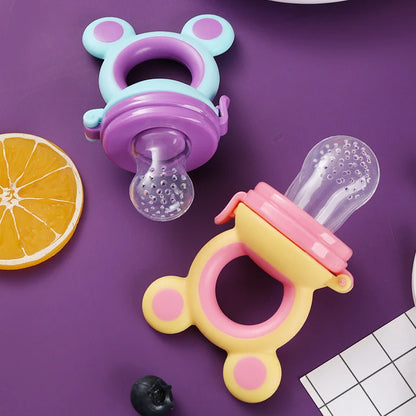 Baby Fruit Feeder Pacifier & Silicone Teether