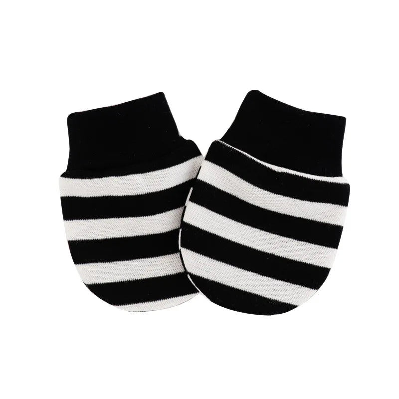 2PCS Baby Anti Scratching Soft Cotton Gloves Newborn