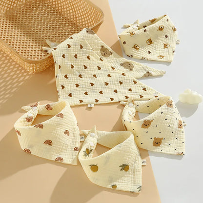 Baby Muslin Cotton Bibs