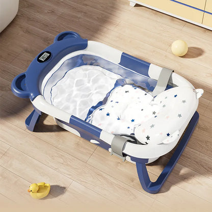 Folding Silicone Baby Bathtub