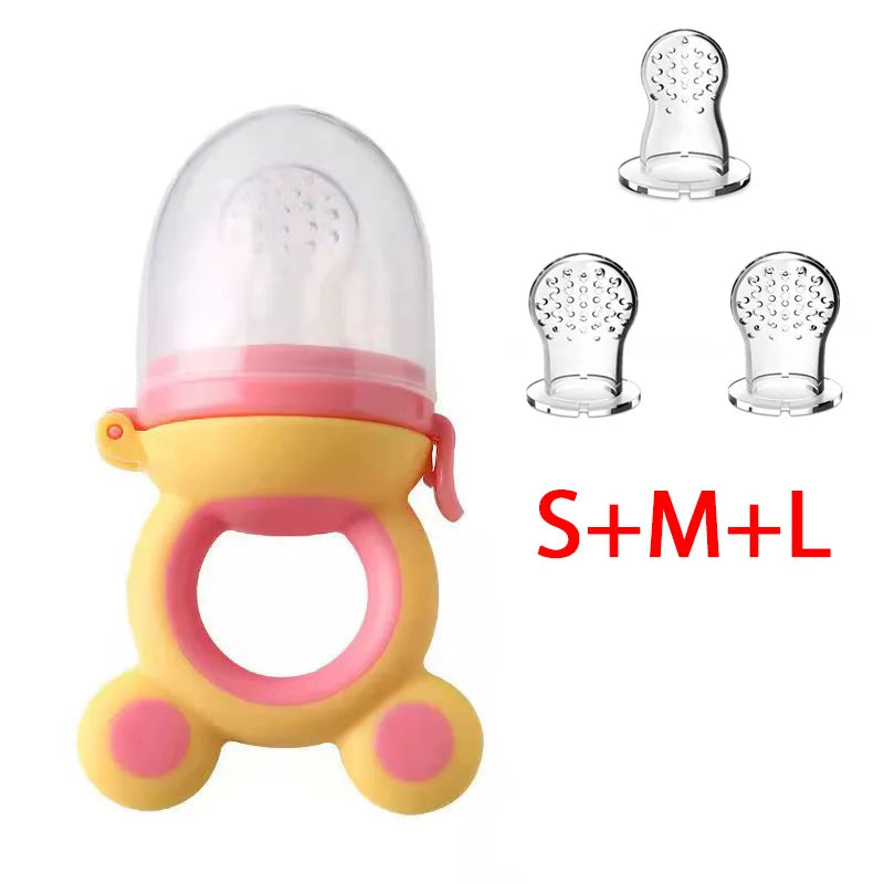 Baby Fruit Feeder Pacifier & Silicone Teether