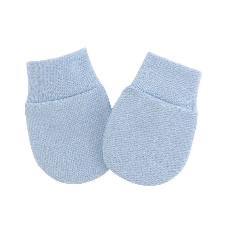 2PCS Baby Anti Scratching Soft Cotton Gloves Newborn
