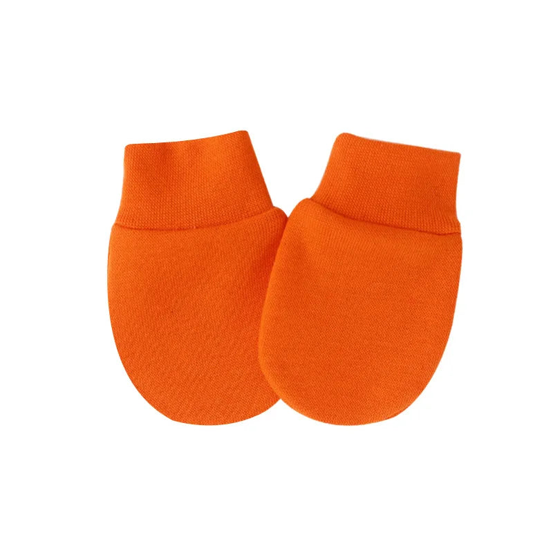 2PCS Baby Anti Scratching Soft Cotton Gloves Newborn