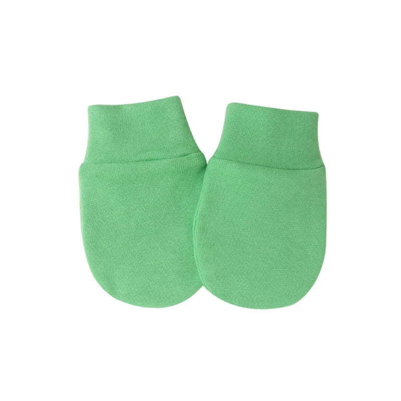 2PCS Baby Anti Scratching Soft Cotton Gloves Newborn