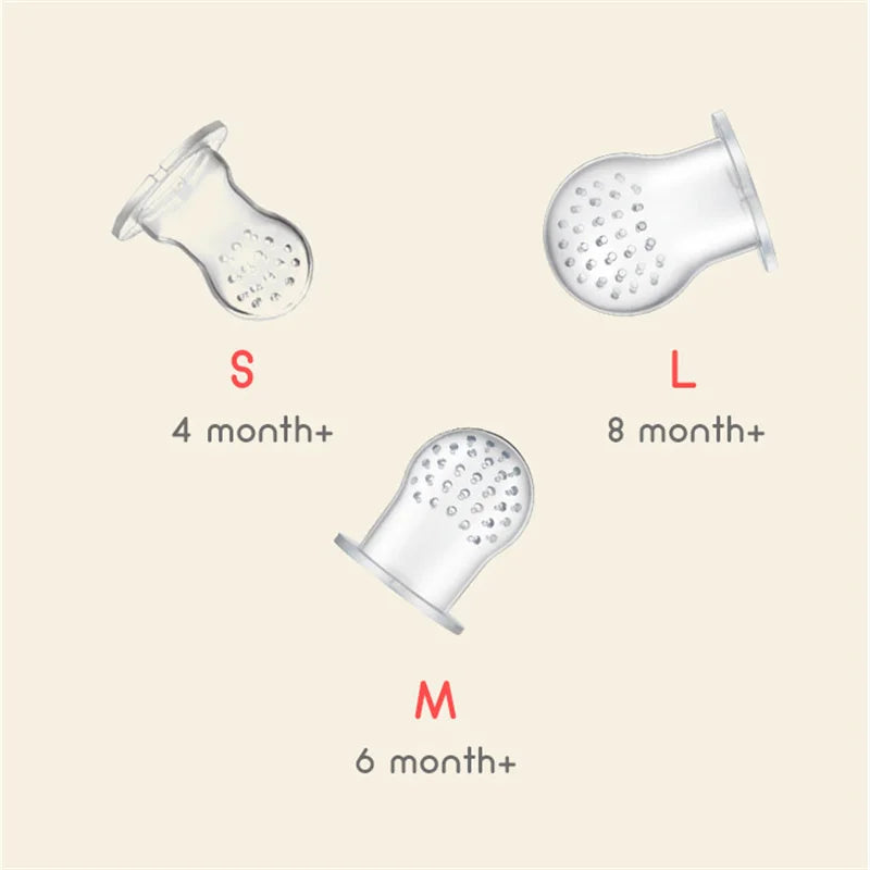 Baby Fruit Feeder Pacifier & Silicone Teether